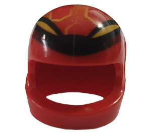 LEGO Rouge Crash Casque avec Cornes (2446 / 43783)