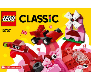 LEGO rouge Creative Boîte 10707 Instructions