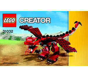 LEGO Red Creatures Set 31032 Instructions