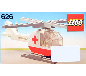 LEGO rot Kreuz Helicopter 626-2