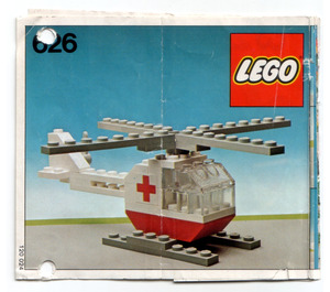 LEGO Red Cross Helicopter Set 626-2 Instructions