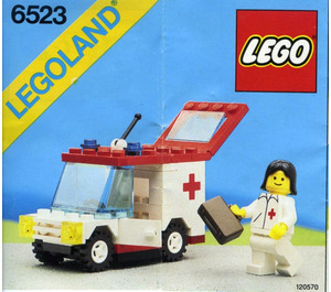 LEGO rouge Traverser 6523