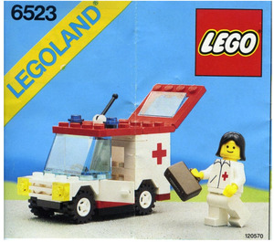 LEGO Red Cross Set 6523 - Danish Red Cross Edition 6523-2 Instructions