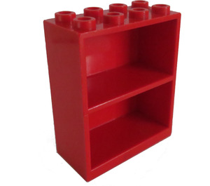 LEGO Rosso Credenza 2 x 4 x 4