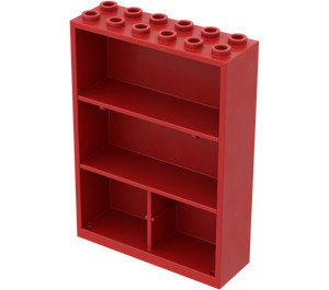 LEGO Red Cupboard 2 x 6 x 7 Fabuland