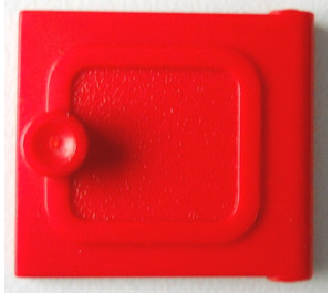 LEGO Red Cupboard Door 2 x 6 x 7 Small (2043)