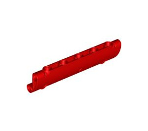 LEGO Red Curved Panel 11 x 3 with 2 Pin Holes (62531)