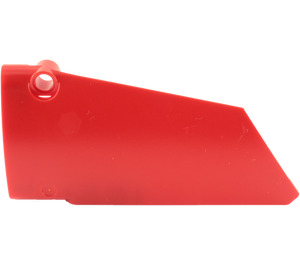 LEGO Red Curved Panel 17 Left (64392)