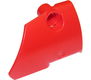 LEGO Red Curved Panel 2 Right (87086)