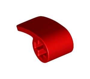 LEGO Red Curved Panel 2 x 1 x 1 (89679)