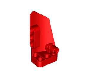 LEGO Red Curved Panel 3 Left (64683)