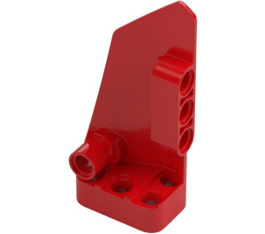 LEGO Rosso Curvo Pannello 4 Destra (64391)