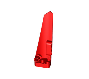 LEGO Red Curved Panel 6 Right (64393)
