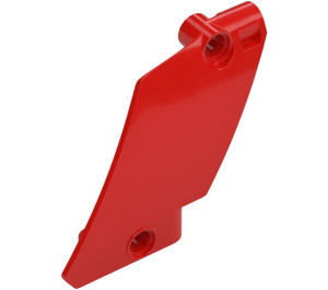 LEGO Red Curved Panel 60 Right (80268)