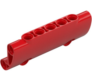 LEGO Red Curved Panel 7 x 3 (24119)