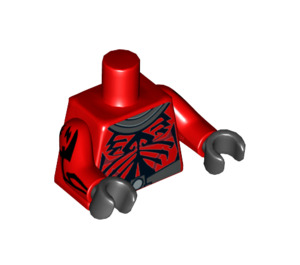 LEGO Rood Darth Maul met Mechanisch Poten Torso (973 / 88585)