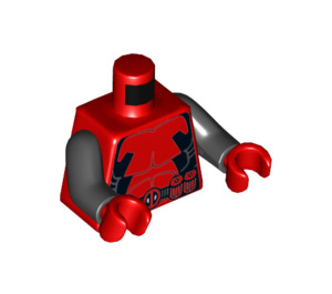 LEGO Rojo Deadpool Torso (973 / 76382)