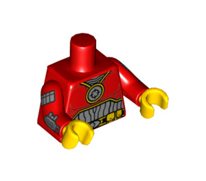 LEGO Red Deadshot Minifig Torso (973 / 88585)