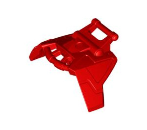 LEGO Rosso Design Shell 5 x 7 con Palla perno (92223)