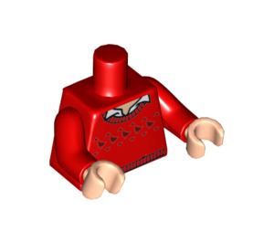 LEGO rot Dick Grayson Minifig Torso (76382 / 88585)