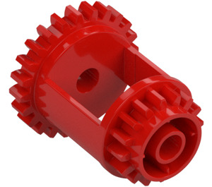 LEGO Red Differential Gear Casing (6573)