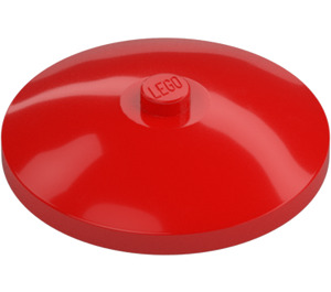 LEGO Rosso Dish 4 x 4 (Perno Solido) (3960 / 30065)