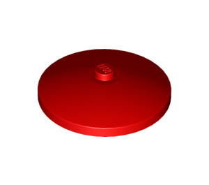 LEGO Red Dish 4 x 4 (Solid Stud) (3960 / 30065)