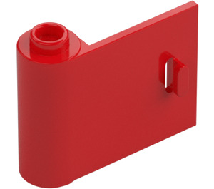 LEGO Red Door 1 x 3 x 2 Left with Hollow Hinge (92262)