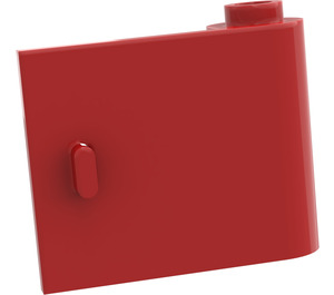 LEGO rot Tür 1 x 3 x 2 Recht mit hohlem Scharnier (92263)