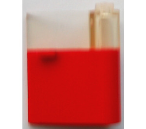 LEGO rot Tür 1 x 3 x 3 Recht mit Fenster und Horizontal Griff