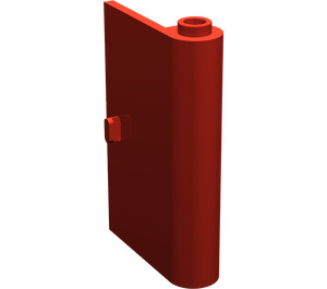 LEGO Red Door 1 x 3 x 4 Right with Hollow Hinge (58380)