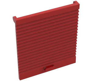 LEGO Red Door 1 x 4 x 4 with Top Hinge (6155 / 28829)