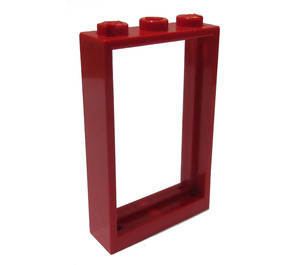 LEGO Rood Deur Kader 1 x 3 x 4 (3579)