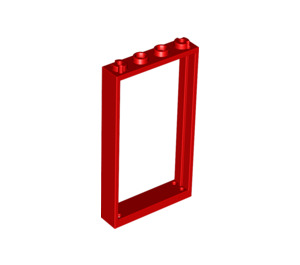 LEGO Red Door Frame 1 x 4 x 6 (Double Sided) (30179)