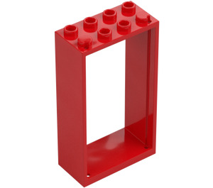 LEGO Rood Deur Kader 2 x 4 x 6 (60599)