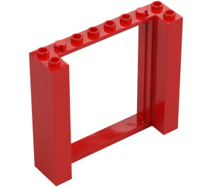 LEGO Red Door Frame 2 x 8 x 6 (80400)