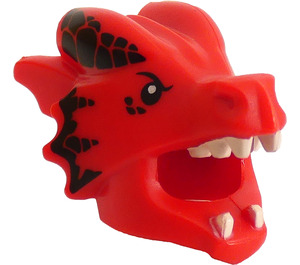 LEGO Rood Draak Kostuum Hoofddeksel (37665)