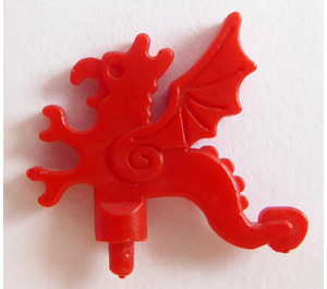 LEGO Rood Draak Ornament (6080)