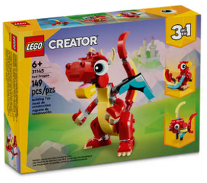 LEGO Red Dragon Set 31145 Packaging