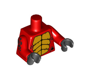 LEGO rot Drachen Suit Guy Minifig Torso (973 / 88585)