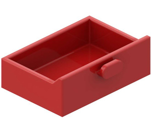 LEGO rot Drawer ohne Verstärkung (4536)