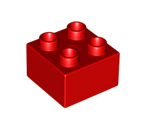 LEGO Red Duplo Brick 2 x 2 (3437 / 89461)