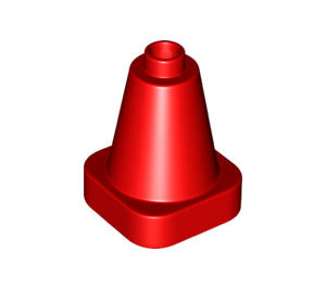 LEGO Red Duplo Cone 2 x 2 x 2 (16195 / 47408)