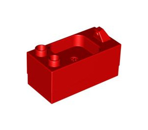 LEGO Red Duplo Kitchen Sink 2 x 4 x 1.5 (6473)