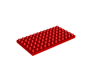 LEGO Red Duplo Plate 6 x 12 (4196 / 18921)