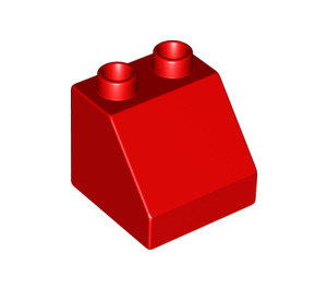 LEGO Red Duplo Slope 2 x 2 x 1.5 (45°) (6474 / 67199)