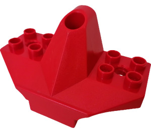 LEGO Red Duplo Tail 3 x 6 x 3 (31038)