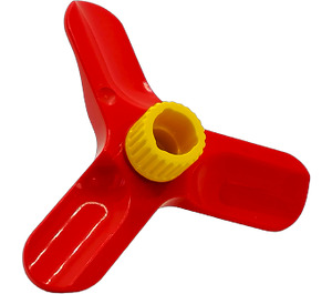 LEGO Red Duplo Toolo Propellor 3 Blade Small with Screw