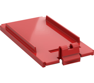 LEGO Red Electric 9V Battery Box 4 x 8 x 2 1/3 Lid (4761)