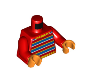 LEGO Red Ernie of Sesame Street Minifig Torso (973 / 76382)